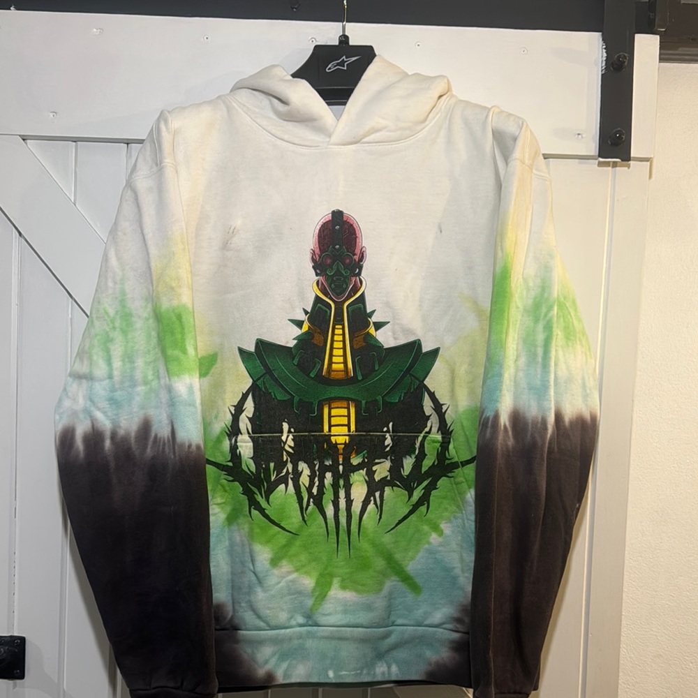 RARE Trap Lord Graphic Hoodie with Green and Black by Ultrafeel